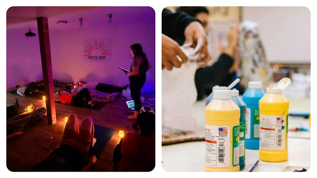 Breathwork and Paint Night, 23 August | Event in Sandy | AllEvents