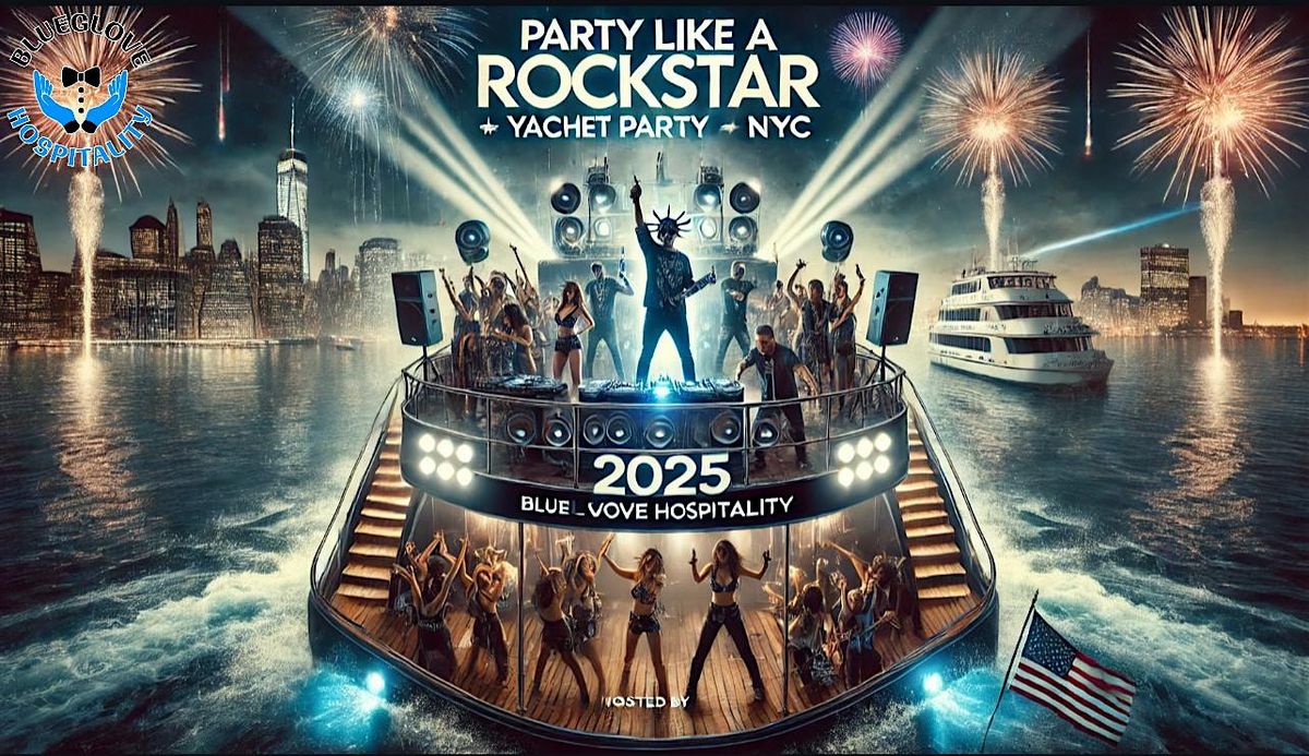 PARTY LIKE A ROCKSTAR | YACHT PARTY 2025 | NYC (Open Bar Available!)