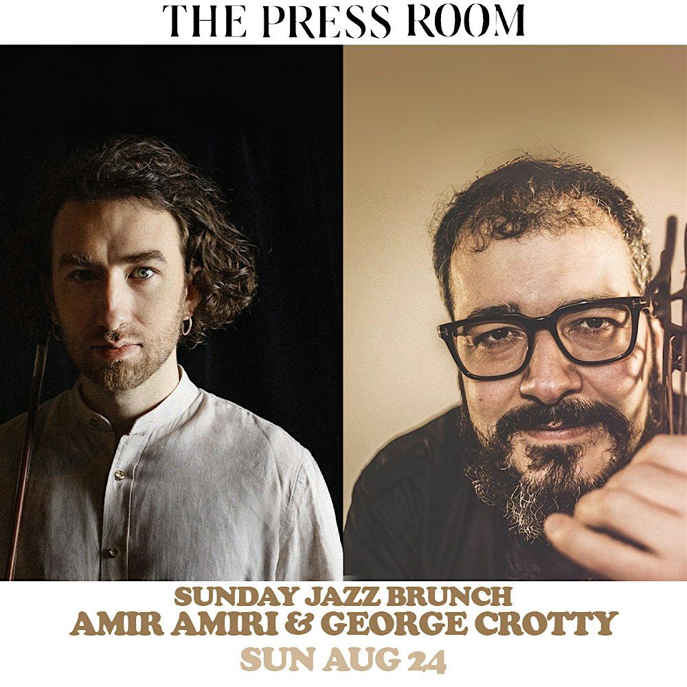 Sunday Jazz Brunch: Amir Amiri & George Crotty, 24 August | Event in Portsmouth | AllEvents