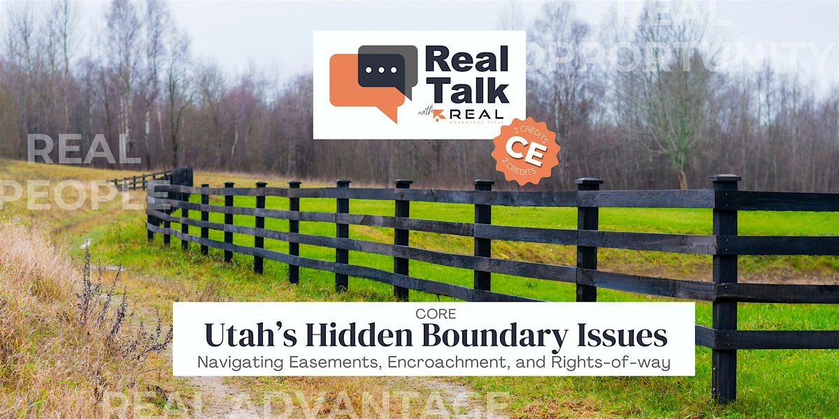 2 CE: Utah's Hidden Boundary Issues | Event in Orem | AllEvents