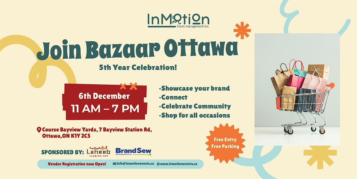 Join Bazaar Ottawa, a vibrant community market celebrating creativity, 6 December | Event in Ottawa | AllEvents