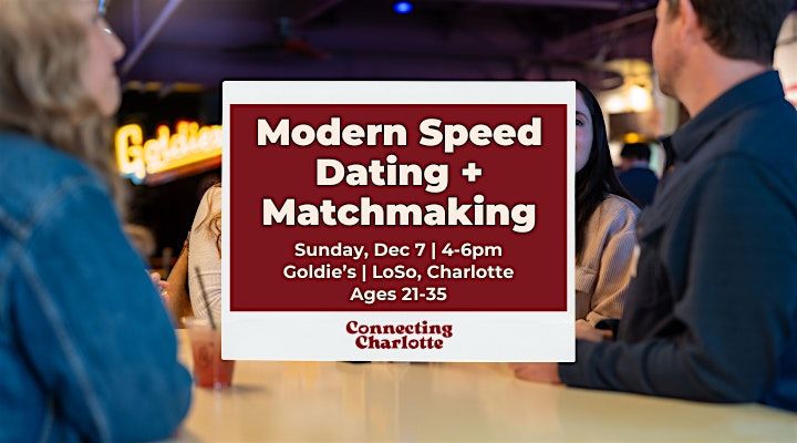 Modern Speed Dating & Match Making | 21-35 | Hetero Matches, 7 December | Event in Charlotte | AllEvents