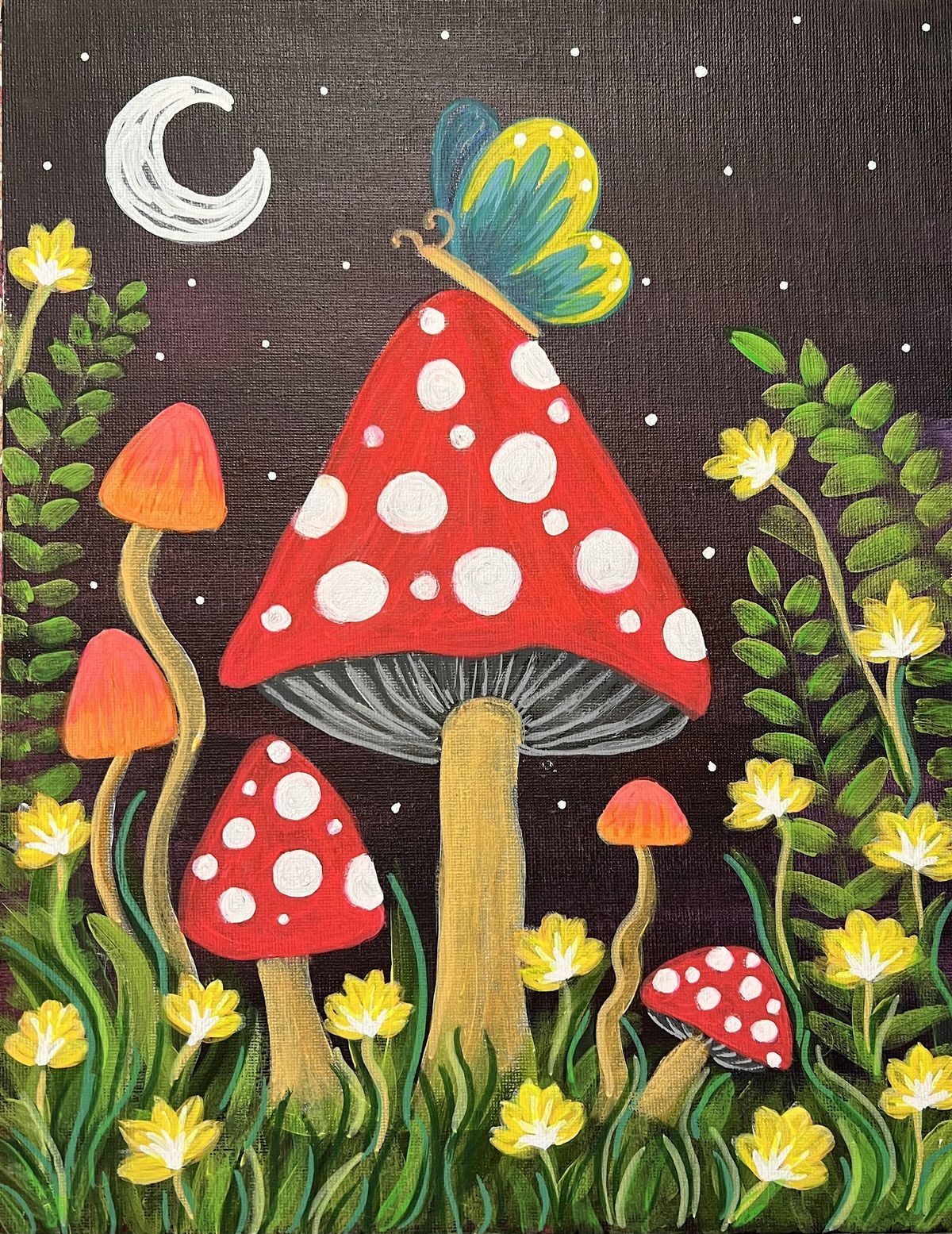 Magical Mushroom Forest Paint Night, 18 June | Event in Novato | AllEvents