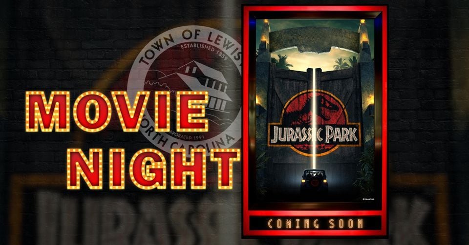 Jurassic Park (1993) Starlight Movie, Shallowford Square, Lewisville