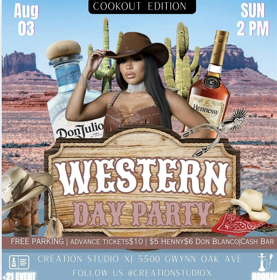 Western Cookout/Day Party, 3 August | Event in Baltimore | AllEvents
