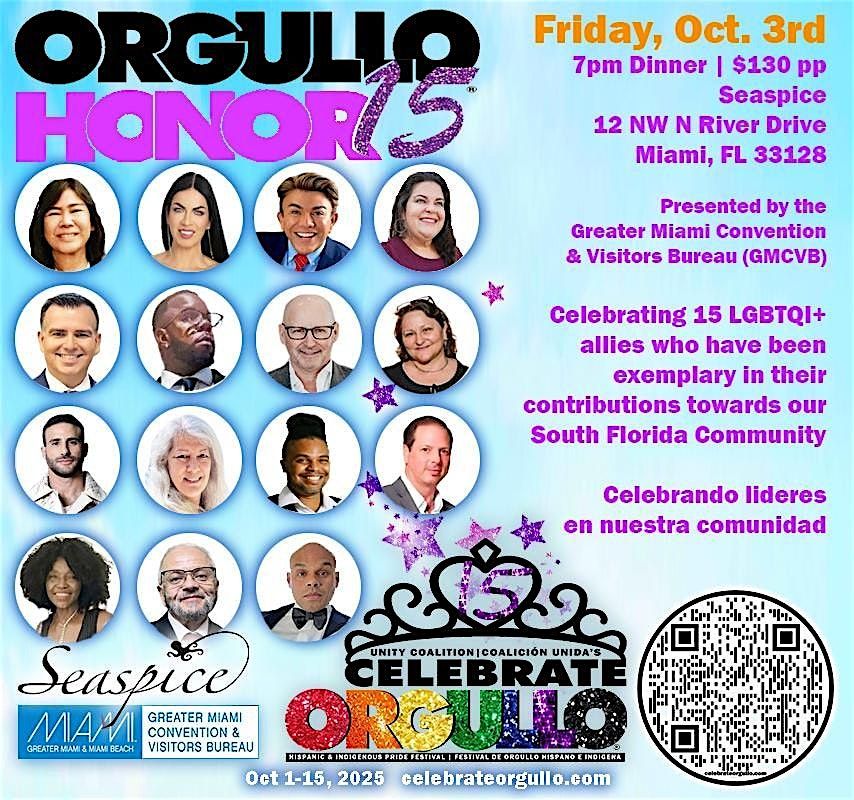 HONORS15 Dinner with Unity Coalition|Coalicion Unida & the GMCVB | Event in Miami | AllEvents