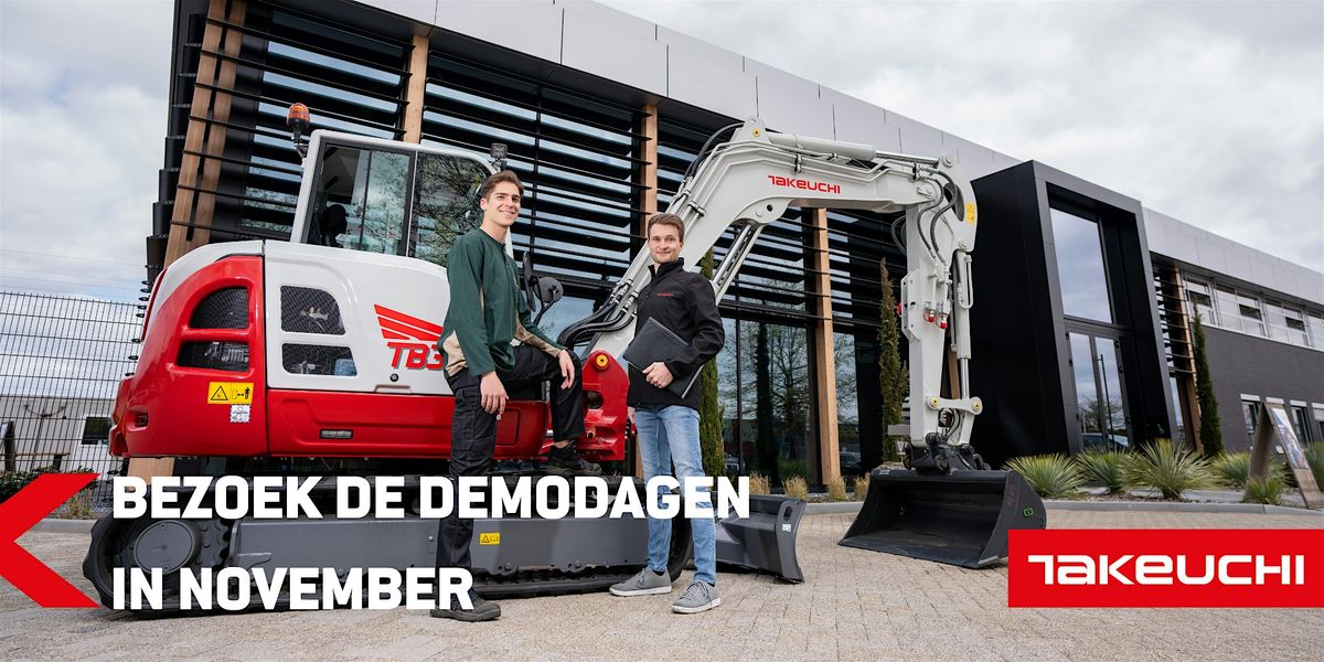 Takeuchi Demodagen Zeewolde 2025, 21 November | Event in Zeewolde | AllEvents