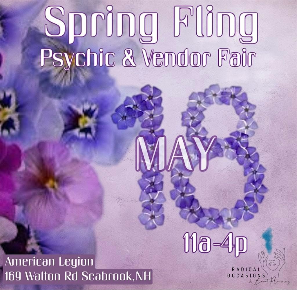 Spring Fling Psychic & Vendor Fair, 18 May | Event in Seabrook | AllEvents