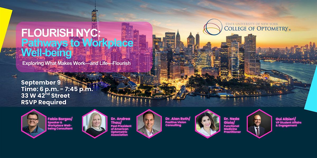 FLOURISH: Pathways to workplace wellbeing, 9 September | Event in New York | AllEvents