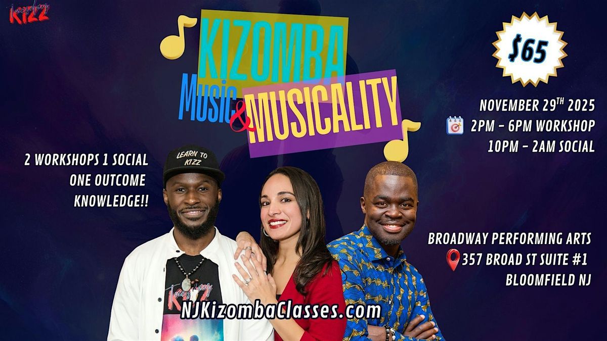 Kizz Me: Kizomba Music and Musicality, 29 November | Event in Bloomfield | AllEvents