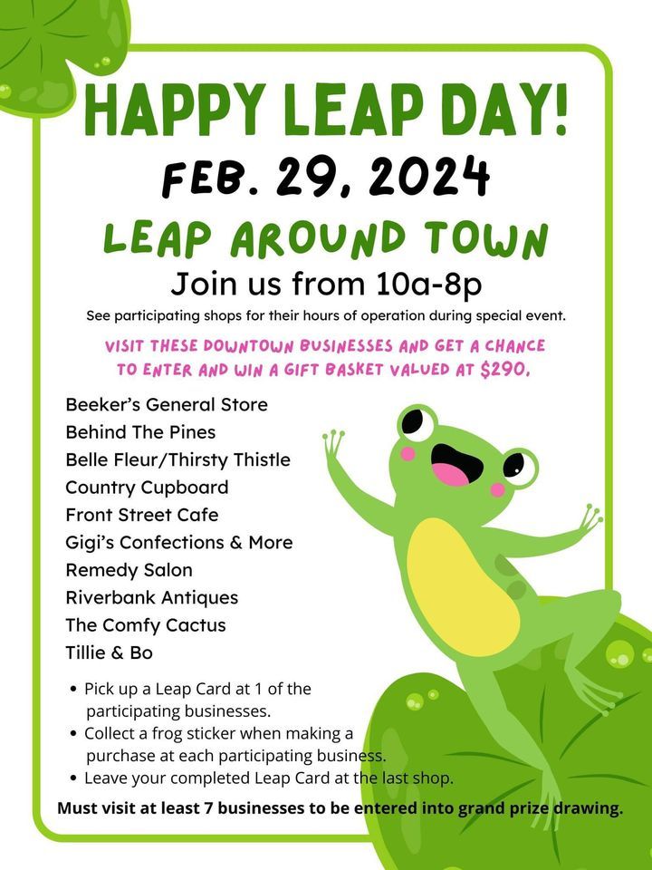 Happy Leap Day , Beeker's General Store, Pemberville, February 29 2024