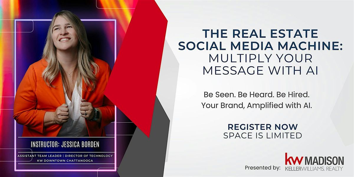 The Real Estate Social Media Machine: Multiply Your Message with AI, 9 July | Event in Madison | AllEvents