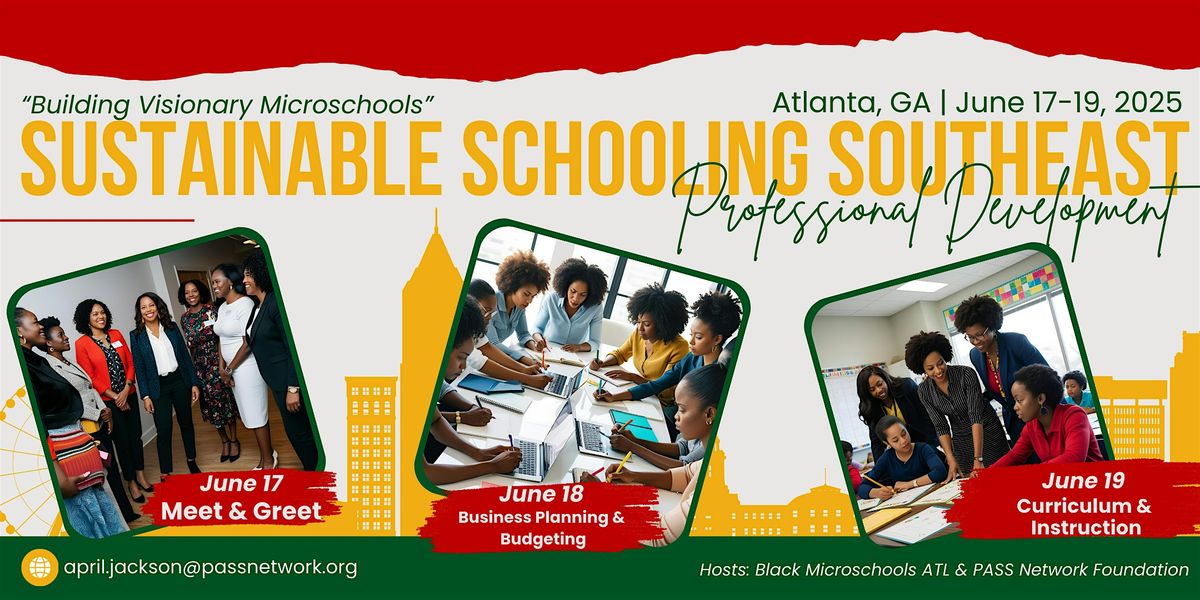 Sustainable Schooling Southeast Professional Development, 17 June | Event in Decatur | AllEvents