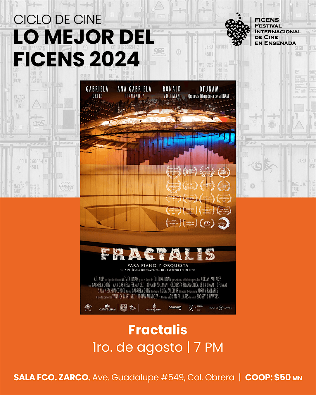 Fractalis - Lo mejor del FICENS 2024, 1 August | Event in Ensenada | AllEvents