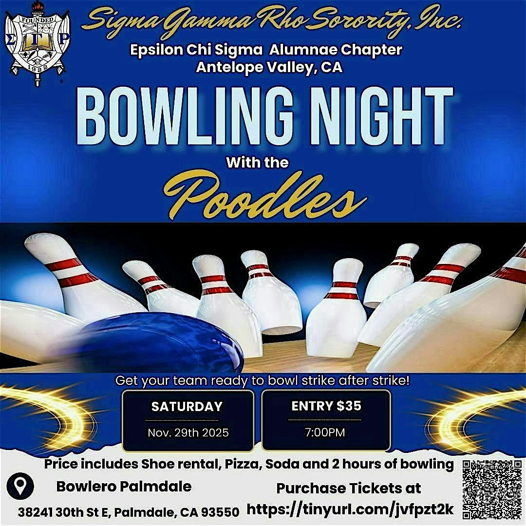 Bowling with the Poodles, 29 November | Event in Palmdale | AllEvents