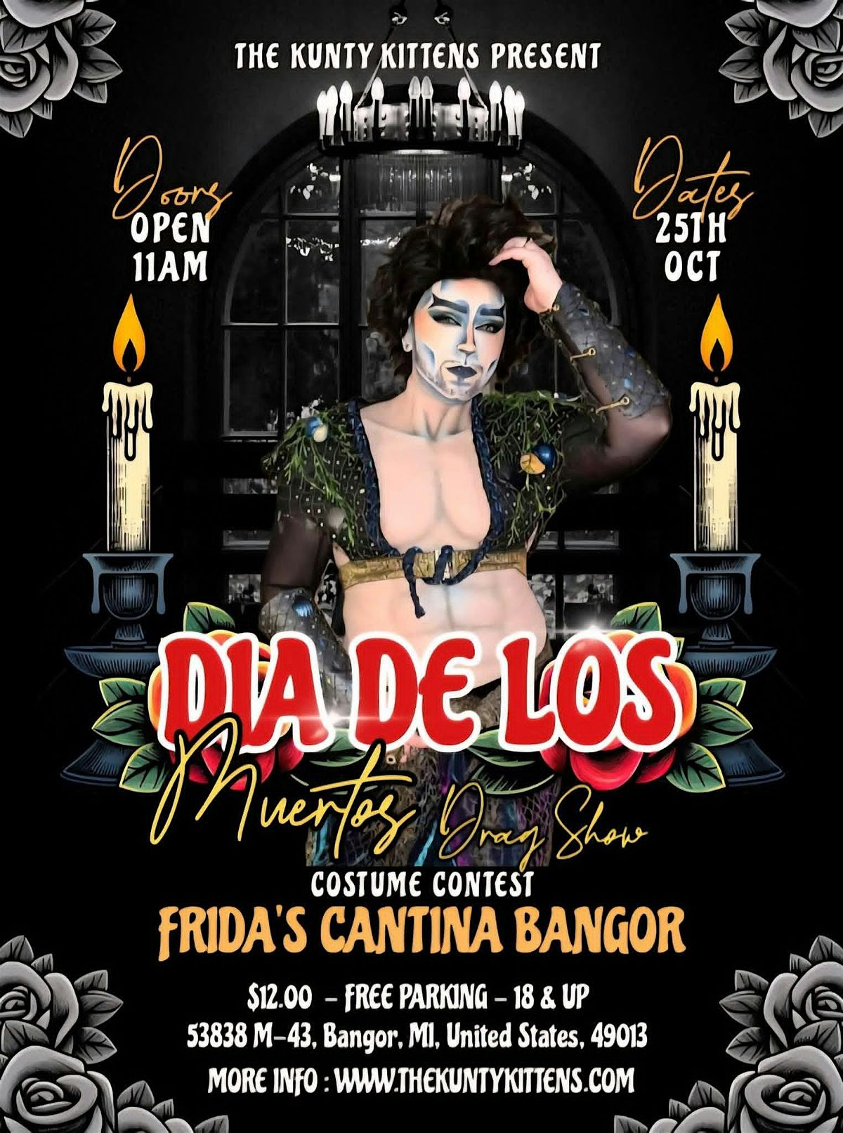 Dia De Los Drag Show in Bangor with The Kunty Kittens, 26 October | Event in Bangor | AllEvents