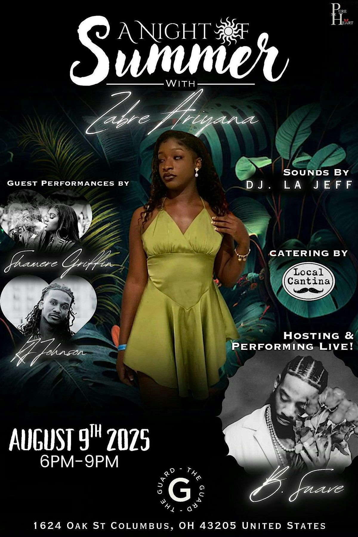 Summer Night W/ Zabre Ariyana, 9 August | Event in Columbus | AllEvents