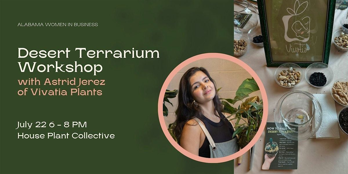 Desert Terrarium Workshop with Astrid Jerez, 22 July | Event in Birmingham | AllEvents