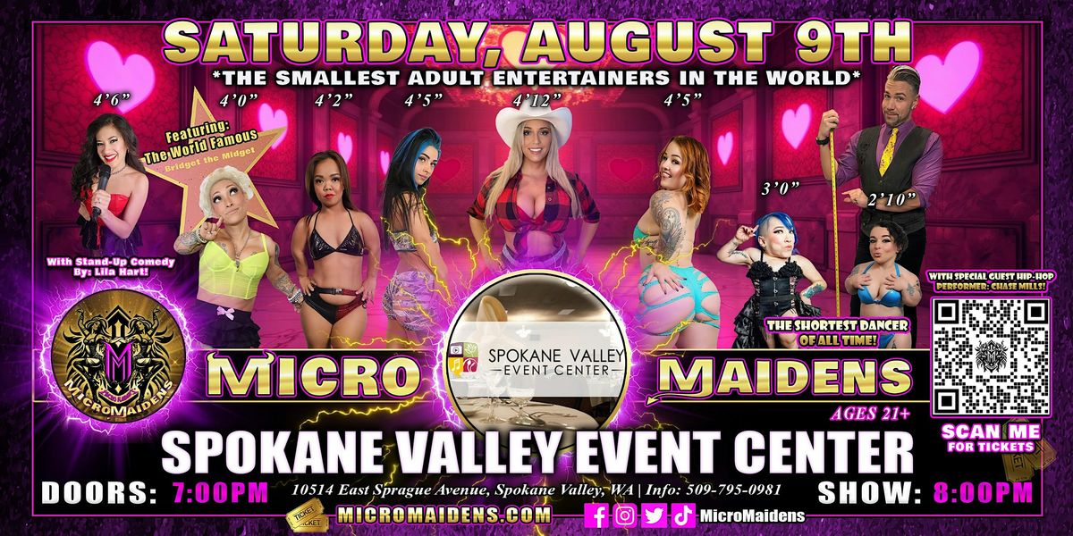 Spokane Valley, WA - Micro Maidens: The Show @Spokane Valley Event Center, 9 August | Event in Spokane Valley