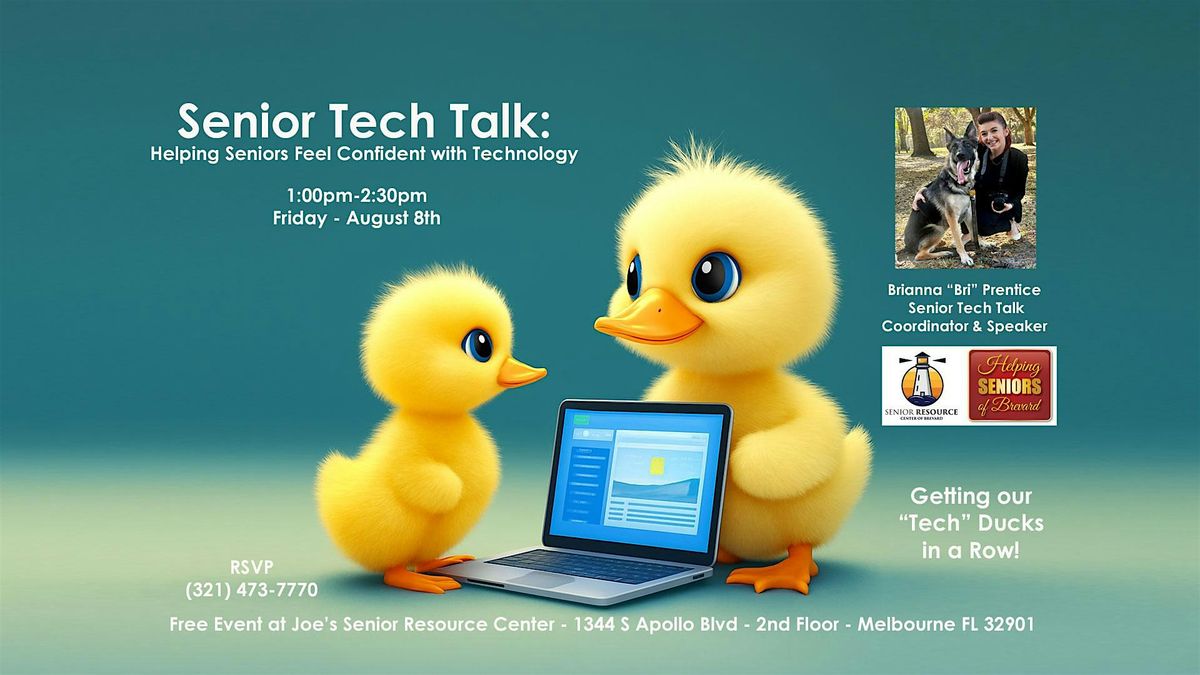 Senior Tech Talk, 8 August | Event in Melbourne | AllEvents