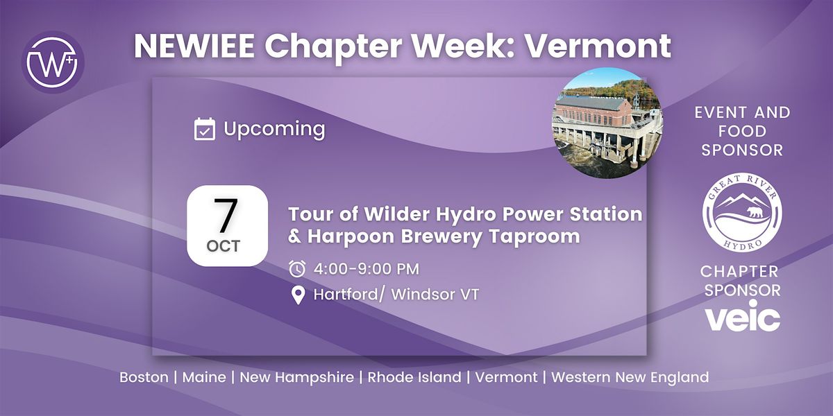 Tour of Wilder Hydro Power Station & Harpoon Brewery, 7 October | Event in Hartford | AllEvents