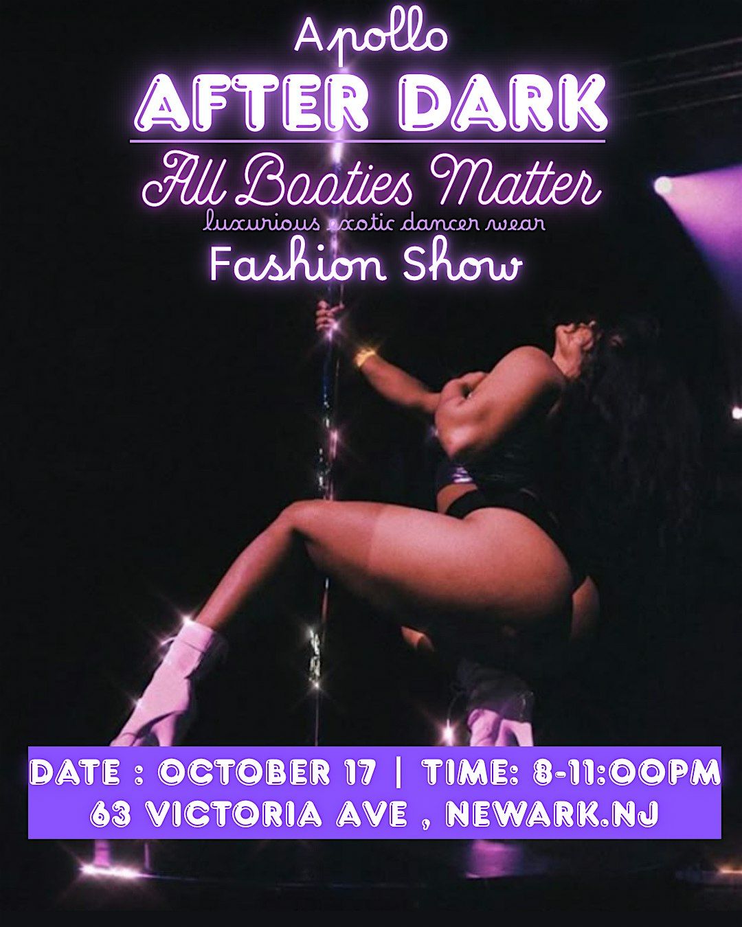 Apollo After Dark All Booties Matter Fashion Show | Event in Newark | AllEvents