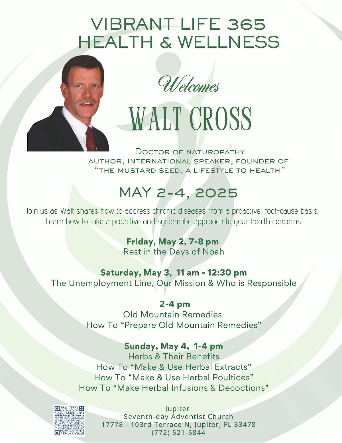 Health & Wellness Event with Walt Cross | Event in Jupiter | AllEvents