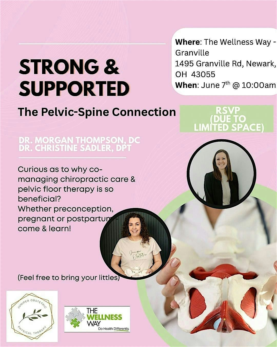 Strong & Supported- The Pelvic-Spine Connection | Event in Newark | AllEvents