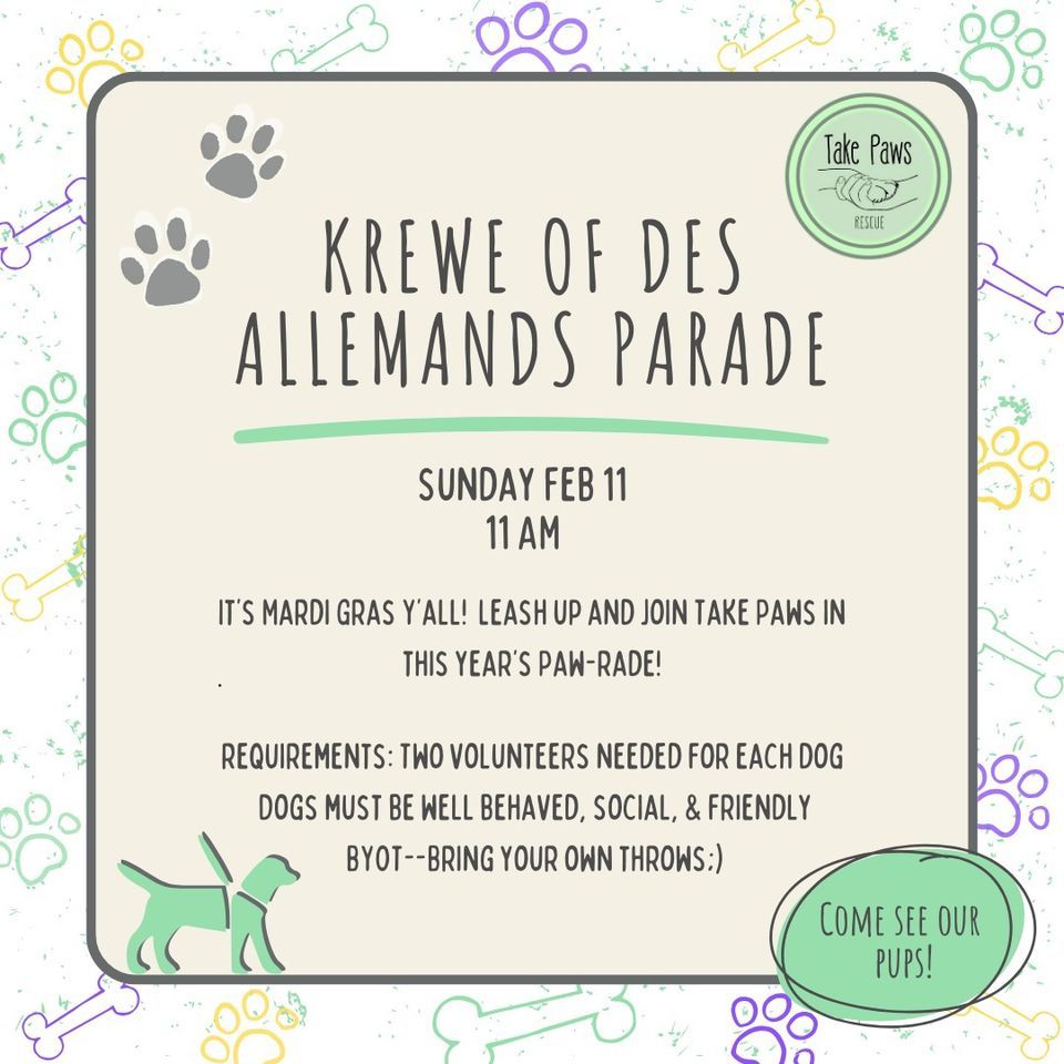 Krewe of Des Allemands Parade, Des Allemands, Louisiana, 11 February