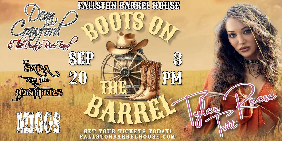 Boots on the Barrel  4th Annual Country Festival at the Barrel House!, 20 September | Event in fallston | AllEvents