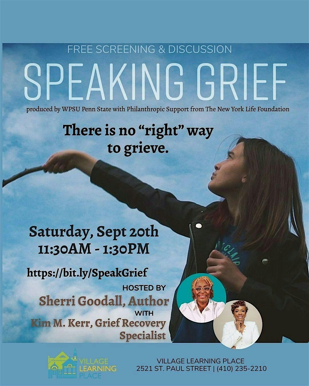 Speaking Grief: Documentary Screening & Discussion, 20 September | Event in Baltimore | AllEvents