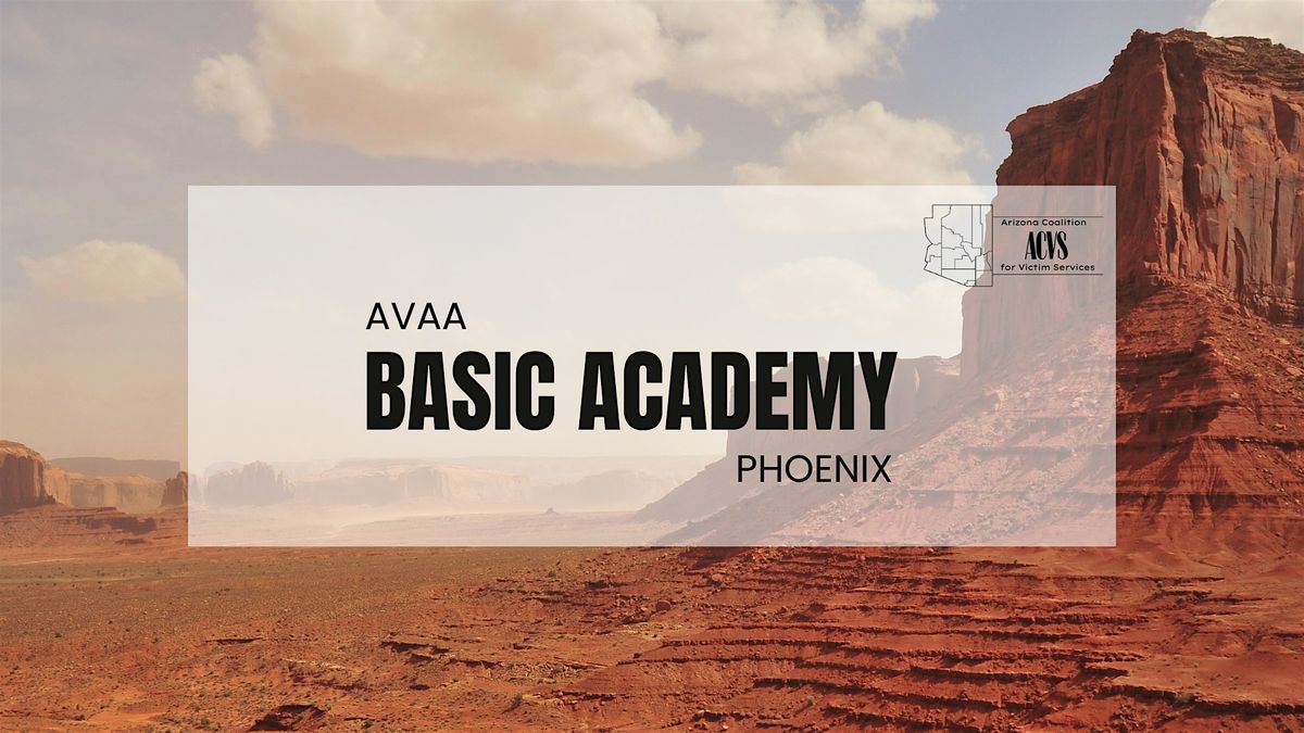 2026 Basic Victim Assistance Academy (AVAA) - Phoenix, 9 February | Event in Phoenix | AllEvents