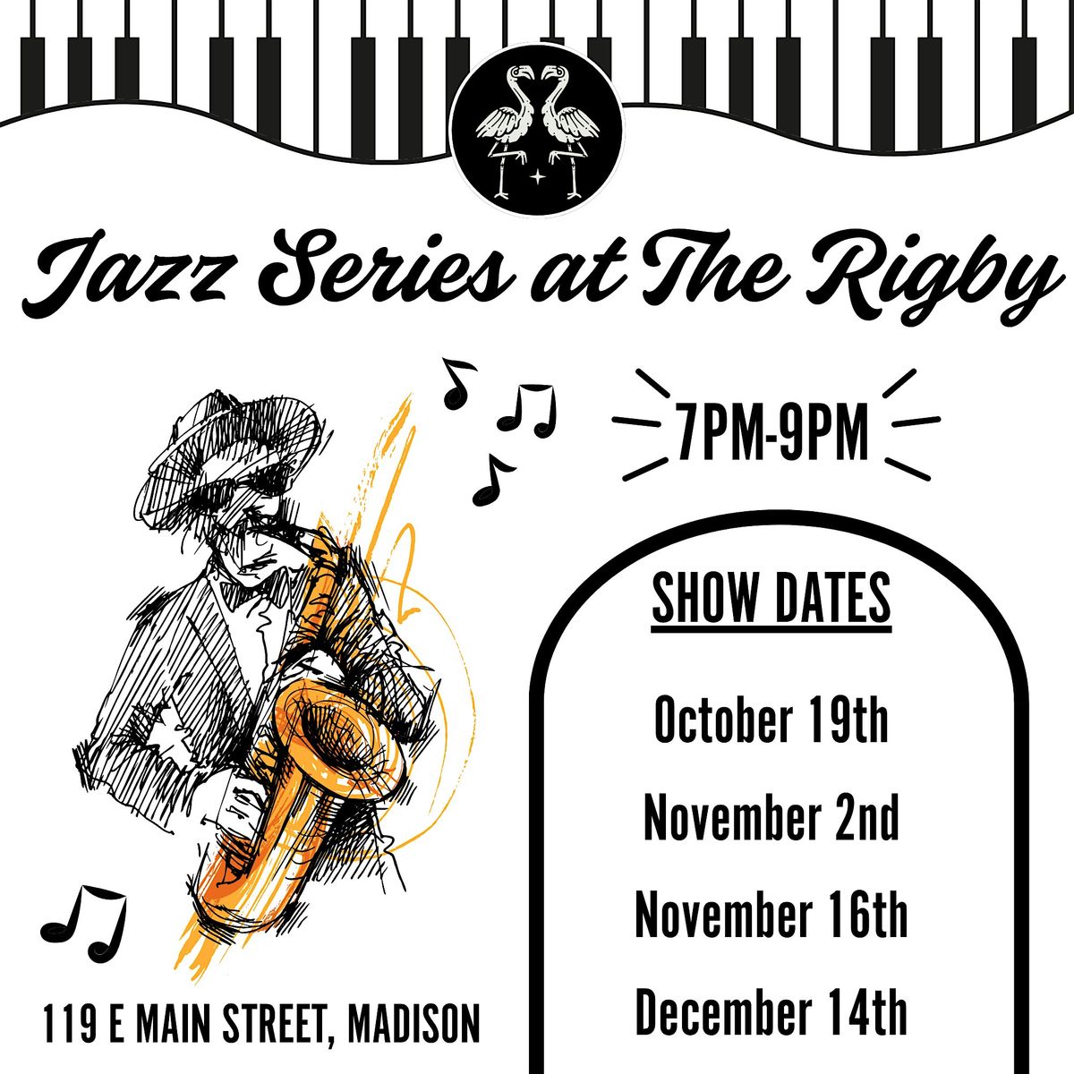 Jazz Series, 14 December | Event in Madison | AllEvents