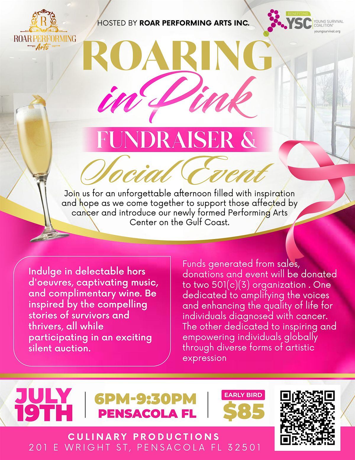ROARING IN PINK, 19 July | Event in Pensacola | AllEvents