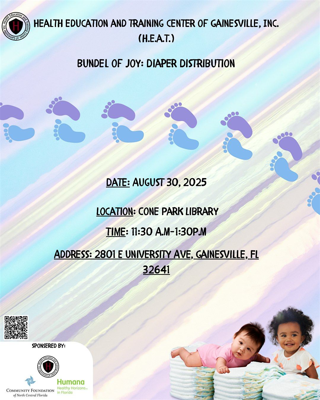 Bundle of Joy Diaper Distribution Program, 30 August | Event in Gainesville | AllEvents