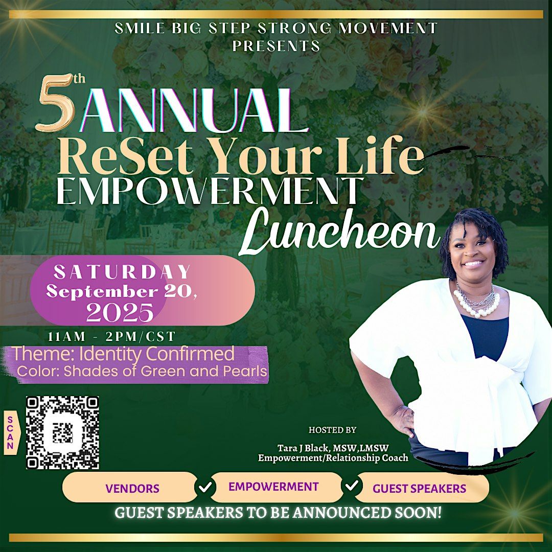 5th Annual ReSet Your Life Empowerment Luncheon, 20 September | Event in Shreveport | AllEvents