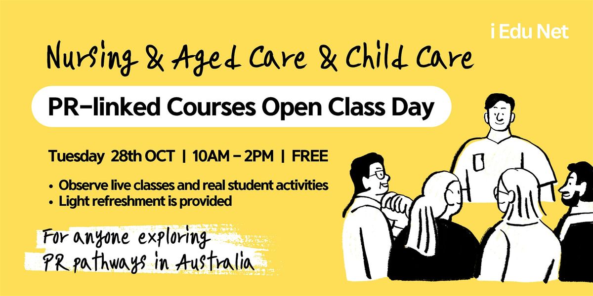 PR pathways Open Class Day, 28 October | Event in North Melbourne | AllEvents