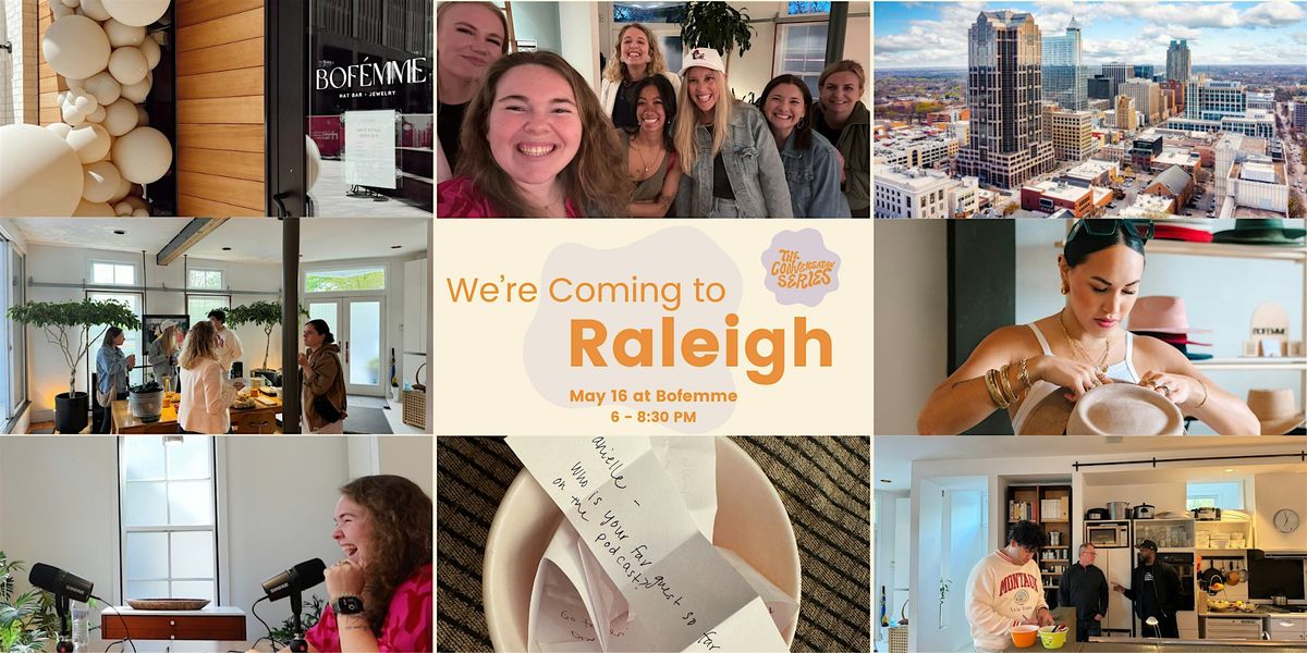 The Conversation Series Podcast: Creator's Collective, 16 May | Event in Raleigh | AllEvents