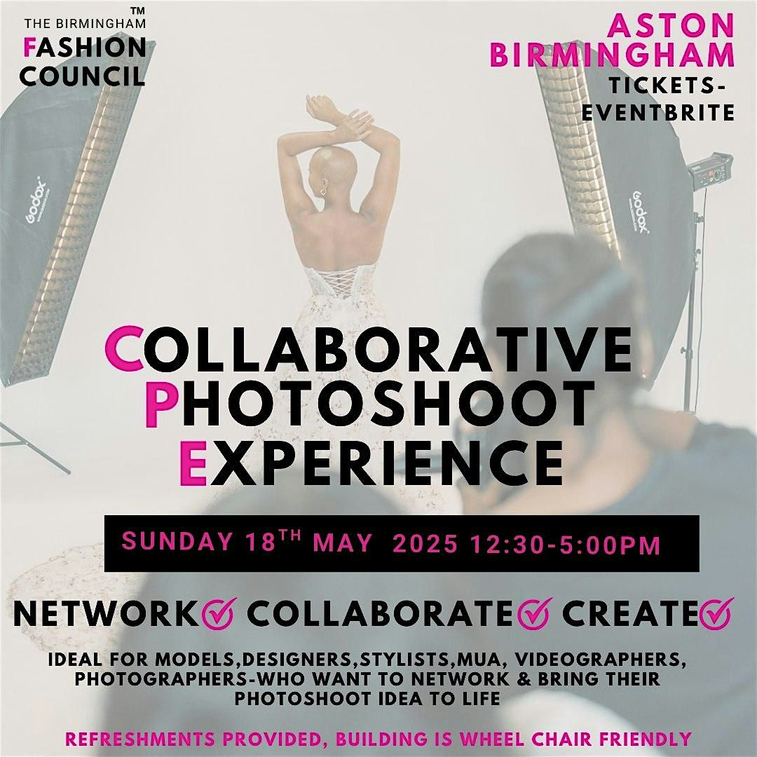 Collaborative photoshoot experience | Event in Birmingham | AllEvents
