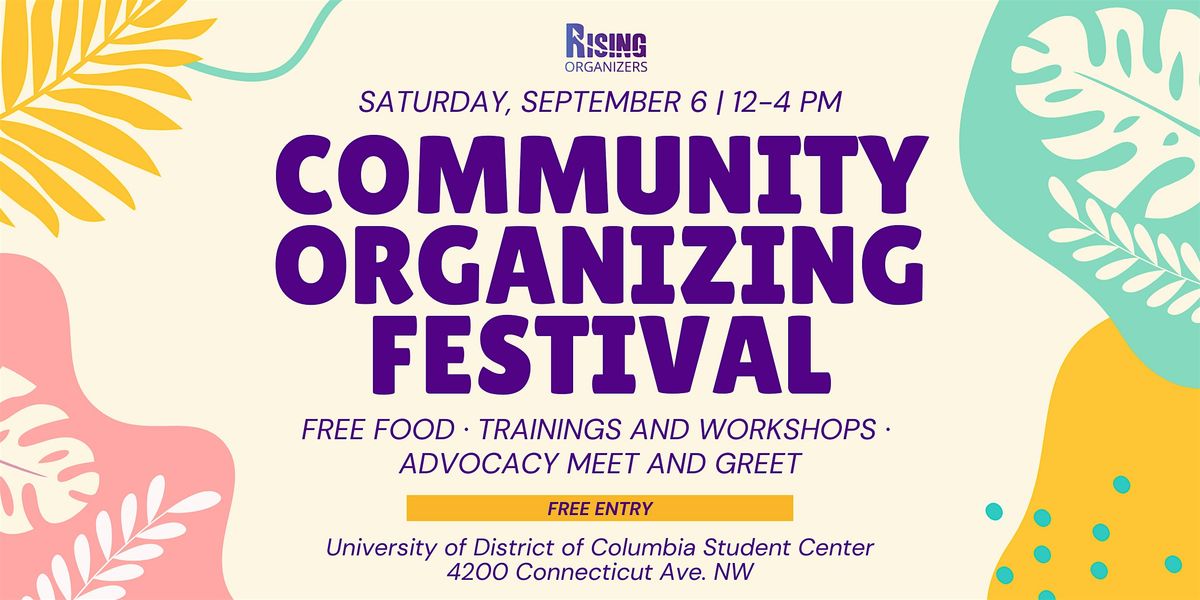 DC Organizing Festival, 6 September | Event in Washington | AllEvents