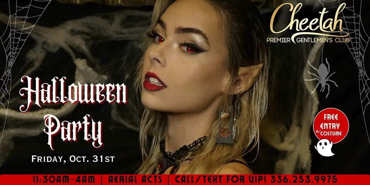 Halloween Party @ Cheetah of Wilmington! Friday, Oct. 31st, 31 October | Event in Wilmington | AllEvents