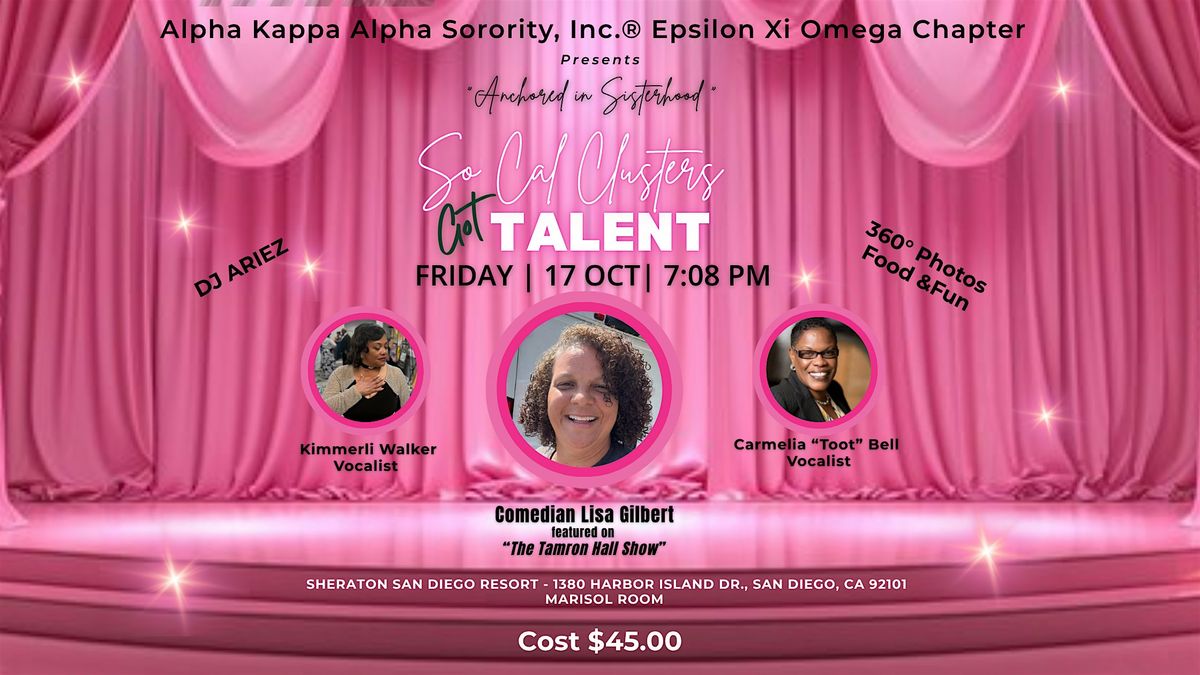 So Cal Cluster’s Got Talent, 17 October | Event in San Diego | AllEvents