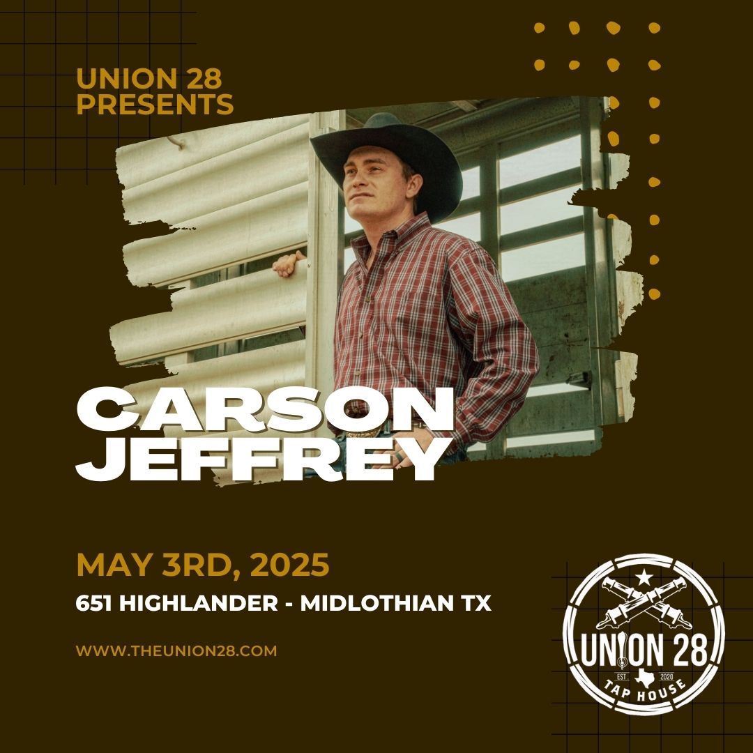 Carson Jeffrey at Tannahills Tavern and Music Hall, 2 August | Event in Fort Worth | AllEvents