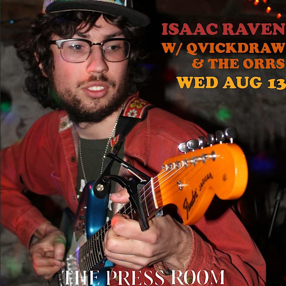 Isaac Raven w/ Qvickdraw & The Orrs, 13 August | Event in Portsmouth | AllEvents