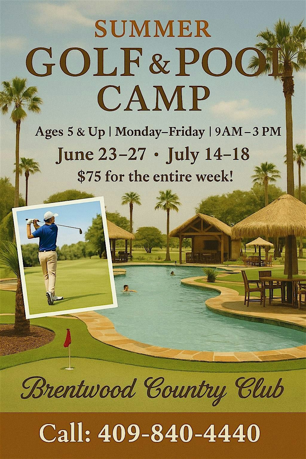 Golf & Swim Camp, 23 June | Event in BEAUMONT | AllEvents
