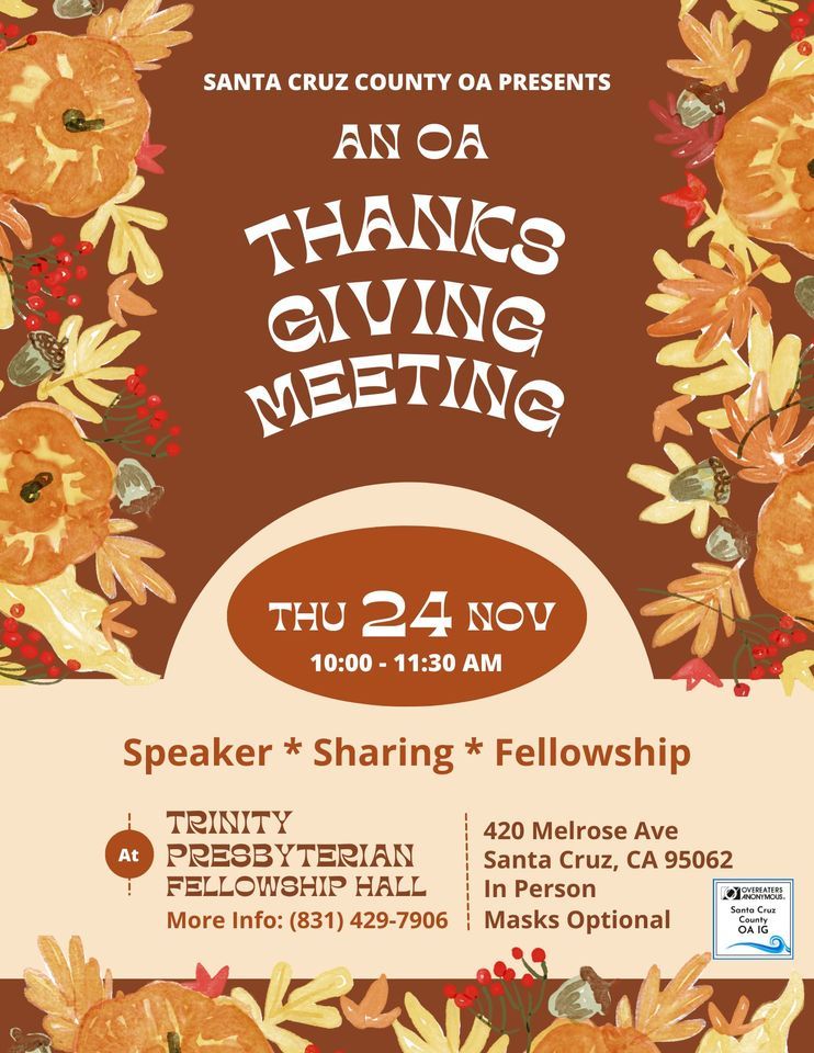 Thanksgiving 2022 Events & Parades In Santa Cruz | Allevents.in