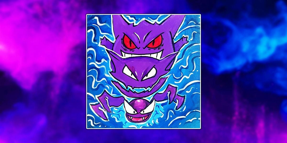 Gengar Evolution Paint-n-Sip, 22 August | Event in Olympia | AllEvents