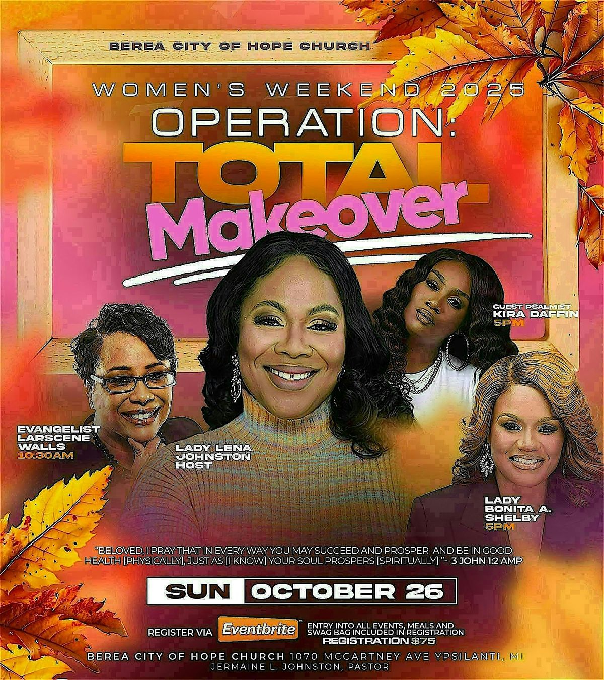 Women's Weekend 2025 Operation: TOTAL Makeover, 24 October | Event in Ypsilanti | AllEvents