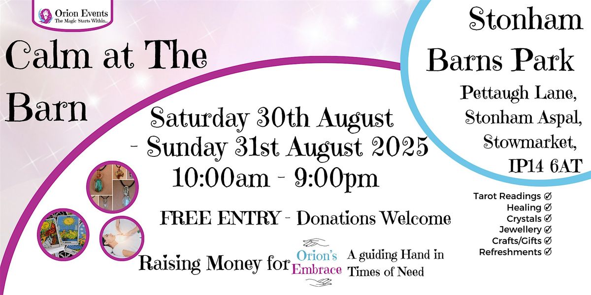 Calm at the Barn, 30 August | Event in Stonham Aspal | AllEvents