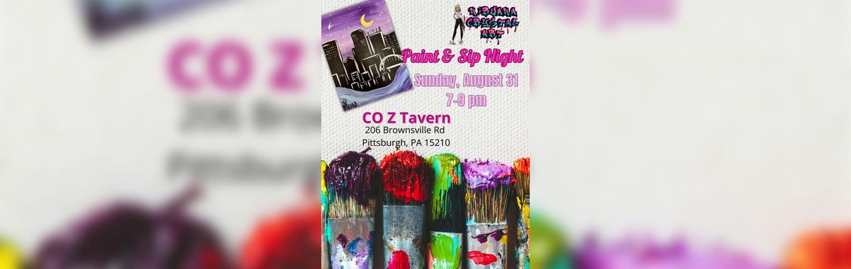 Paint & Sip Night, 31 August | Event in Pittsburgh | AllEvents